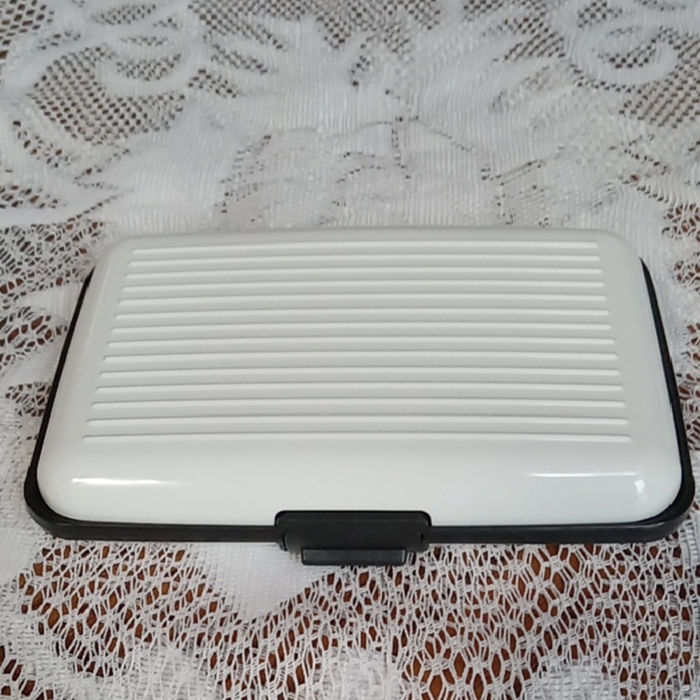 Plastic White Card Holder